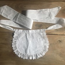 Grembiule  Bayern München Pizzo Sangallo Cotone Bianco Originale