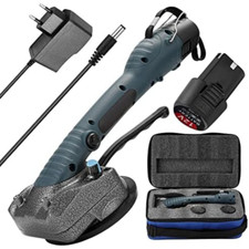 Weytoll Vibratori per Piastrelle a Batteria 45kg, 10 marce di frequenza regolabi