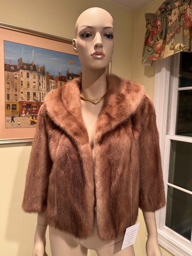 Stola pelliccia visone marrone - stola,