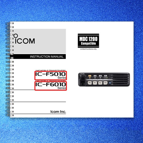 Icom f5010 f6010 series - ic-f5010, ic-f6010