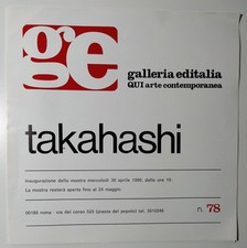 TAKAHASHI Aprile Maggio 1980 -
