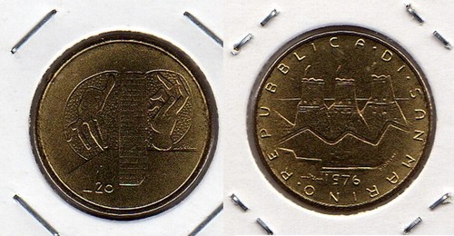 San marino monetazione - san, in