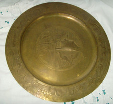 Vassoio parete ottone - in,
