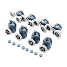 Set 8 Rulli Rotelle Ruote di