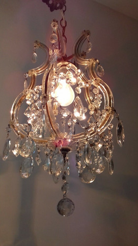 Lampadario antico cristallo - lampadario,