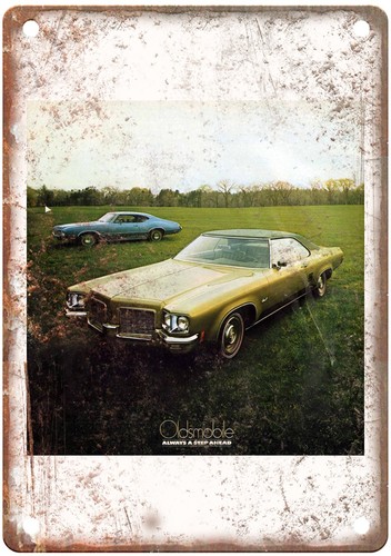 Insegna metallo oldsmobile - insegna,