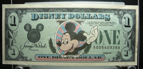 Banconota disney dollaro - 1,