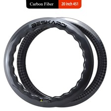 Cerchi in carbonio 20 pollici 451 bicicletta dente di sega altezza 38 50 cerchio freno a disco clincher