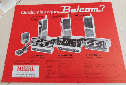 Belcom radio amateur brochure - radio,