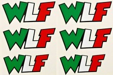 Valentino Rossi WLF 6pz adesivo stickers  tributo adesivi