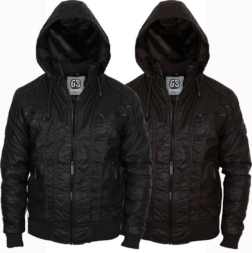 Giacca uomo pelle nera - giacca,