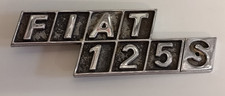 FIAT 125 S SCRITTA EMBLEMA