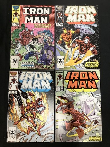 Iron man 214 217 comic - man, lot