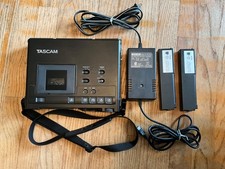 TASCAM DA-P1 PORTABLE PROFESSIONAL DIGITAL AUDIO DAT DIGITAL RECORDER 2 BATTERIS