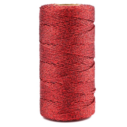 Filo rosso spago metallico 5 - spago, 1,5