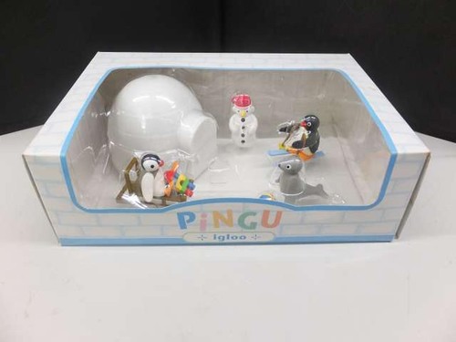 Pingu mascot set - set, igloo