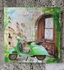 QUADRO TELA STAMPA VESPA 