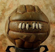 Calcio vintage in pelle