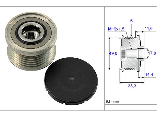 Ina 535012710 puleggia ruota - 535012710,