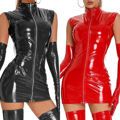 Abito donna pvc wet - pvc, pelle