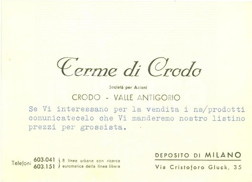 1950 crodo i prodotti - (vb),