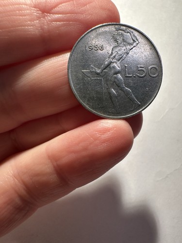 Lire 1956 vulcano italia - 1956,