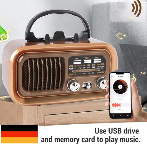Radio bluetooth retrò - bluetooth,