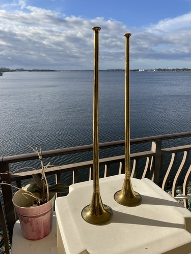 Pair yellow brass - pair, trombone