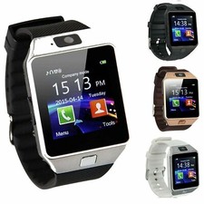 SMARTWATCH DZ09 OROLOGIO TELEFONO CELL.BRONZO-BLUETOOTH-SIM CARD-MICRO SD-PHONE 