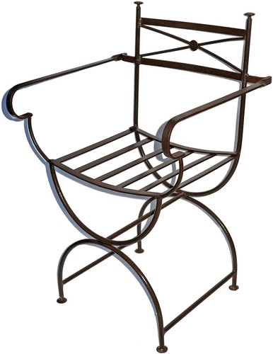 Sedia ferro gambe centine - sedia, a