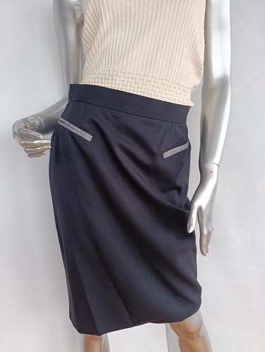 Gonna donna blu navy - , 36/s/44