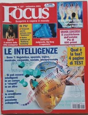 FOCUS n. 107 settembre 2001 - Rivista mensile - SCIENZE