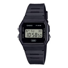 CASIO F91WB-1A F-91WB-1A BLACK