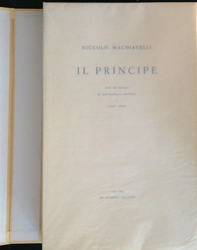 Principe machiavelli - il,
