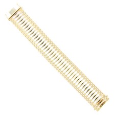 Bracciale Donna in Oro Giallo Stile Antico - 9A40W88