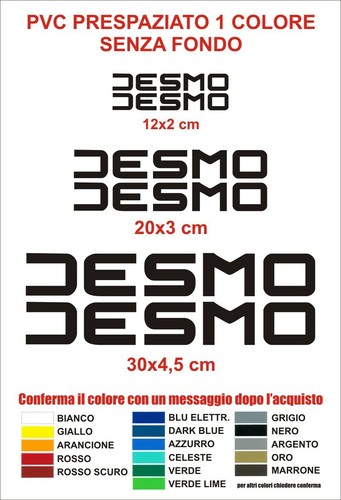 Kit adesivi desmo - ducati, 6