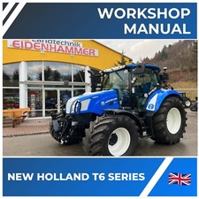 NEW HOLLAND T6 SERIES Repair Manual - ENGLISH - Workshop Service TRACTOR