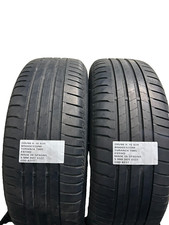 2 PNEUMATICI USATI 205/60 R 16 92H BRIDGESTONE ESTIVO 5 MM DOT 4122 GOMME USATE 