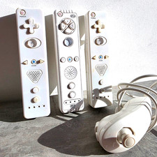 Joystick controller pad per Nintendo WII U con Nunchuck bianco FUNZIONANTE 2su3