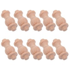  10 pezzi di ringhiere decorative mandrini in legno artigianato decorazioni mini