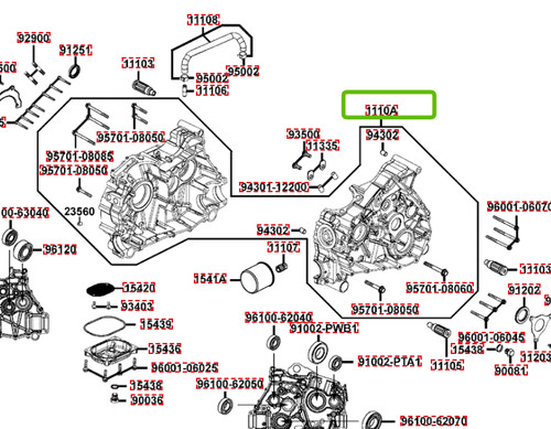 Blocco motore kymco uxv - dx,