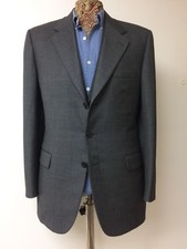 GIACCA BURBERRYS TG. 52 TESSUTO GRISAGLIA GRIGIA STILE BOGLIOLI BRIONI KITON