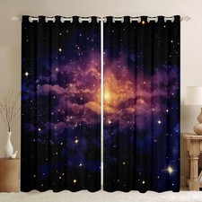 Outer Space Curtains for