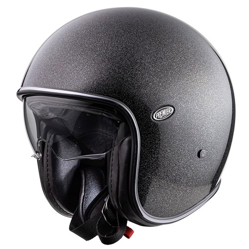 Casco jet premier retro - jet,