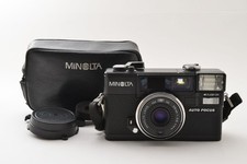 【COME NUOVO con cinturino e custodia】Minolta Hi-Matic AF2 fotocamera punta e scatta pellicola 35 mm GIAPPONE