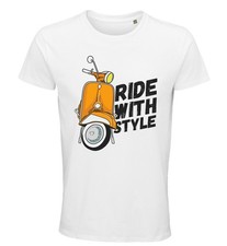 T-shirt Vespa ride with style