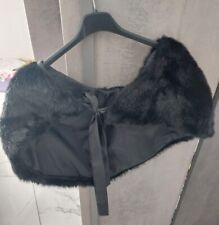 COPRISPALLE PELLICCIA SINTETICA MORBIDA DONNA ELEGANTE TAGLIA UNICA