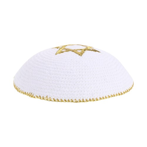 Kippah ricamata stella - kippah,