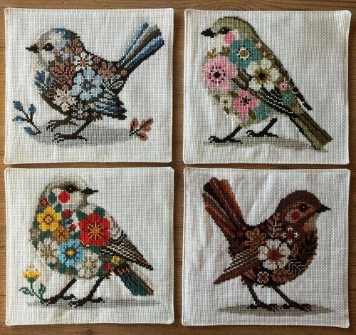 Set birds wild nature - nature, garden