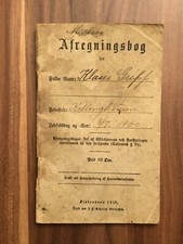 Afregningsbog - Libro soldatini Danimarca 1920 - s/s "Sigrid"
